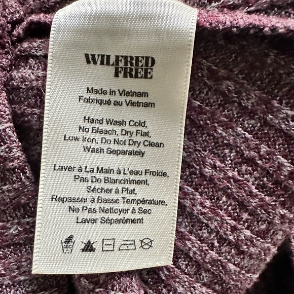 Wilfred Free Burgundy Pencil Skirt Size Medium - Picture 5 of 6